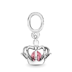 Charms srebrny korona