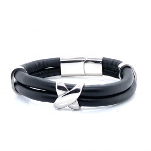 Męska bransoleta stalowa X