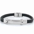 Męska bransoleta stalowa pleciona