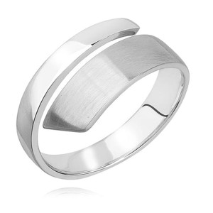 Srebrny Pierścionek Spirala