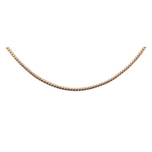 Pozłacany łańcuszek snake diamentowany