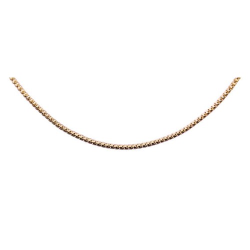 Pozłacany łańcuszek snake diamentowany