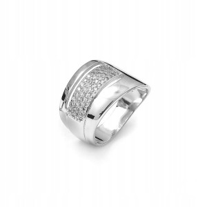 Srebrny Pierścionek cyrkonia próby 925